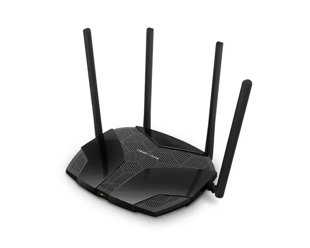 Router wireless Dual-Band Mercusys AX3000 MR80X, 2.4-5 GHz, Wi-Fi 6, 3000 Mbps, 4 porturi