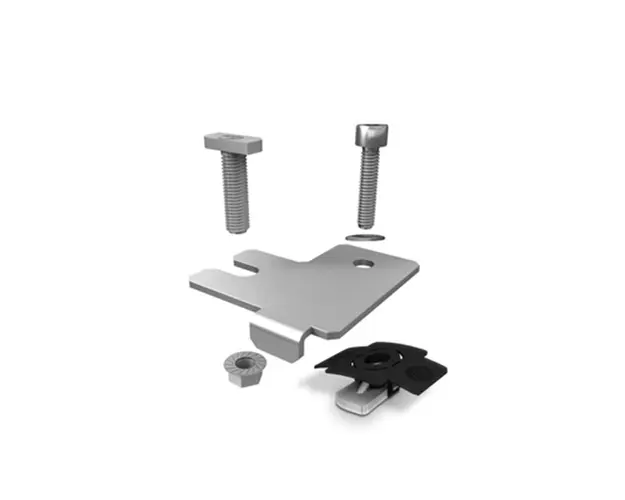 Set accesorii pentru trecerea sinelor K2 Systems 1004110