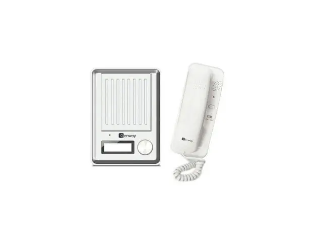 Set interfon audio Genway DS2H4, 1 familie, aparent, metal