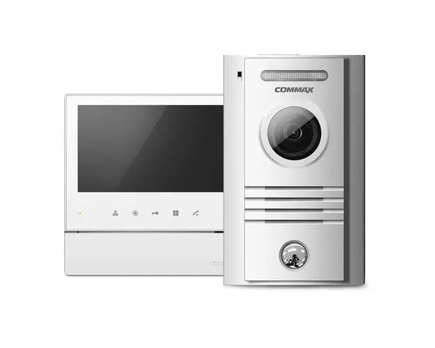 Set videointerfon Commax COLOR FAM N, 1 familie, 7 inch, aparent