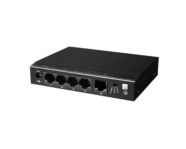 Switch ethernet PoE+ cu functie PoE Watchdog SF5P-HM, 4 porturi, 1Gbps, 