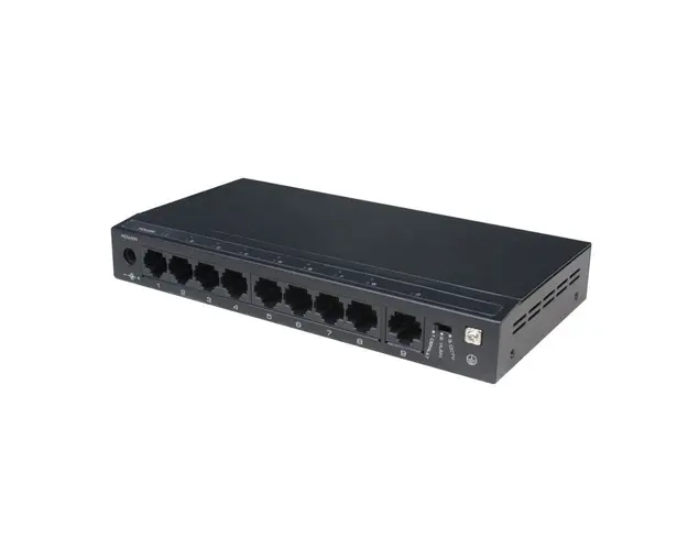 Switch ethernet PoE+ SF9P-HM, 8 porturi, 1.8Gbps, 