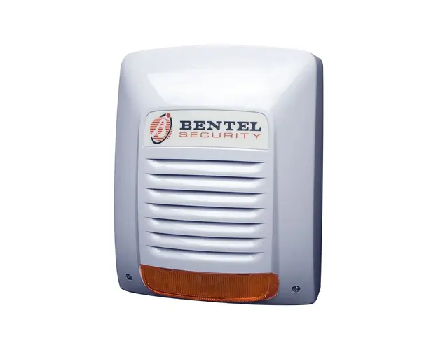 Sirena de exterior cu flash Bentel NEKA, 105 dB(A), tamper, IP34