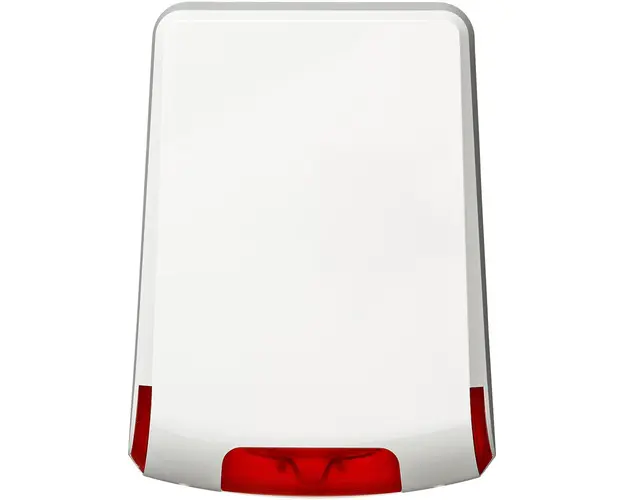 Sirena de exterior stroboscopica wireless Teletek Bravo SR300 LIT, 110 dB, 868 MHz, RF 400 m