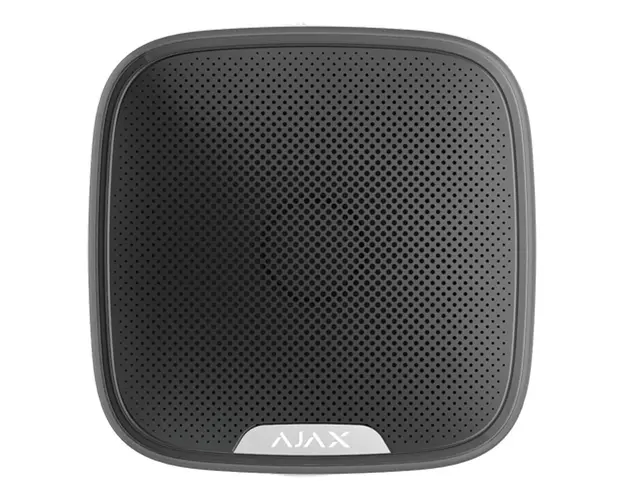 Sirena de exterior wireless cu LED AJAX StreetSiren BL, 113 dB, RF 1500 m, IP54