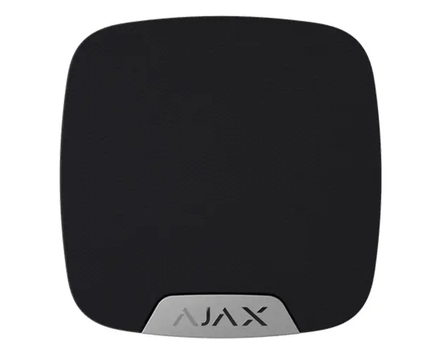 Sirena wireless de interior AJAX HomeSiren BL, 105 dB, RF 2000 m, 5 ani autonomie