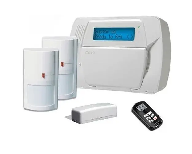 Sistem alarma antiefractie wireless DSC KIT IMPASSA, 64 zone wireless