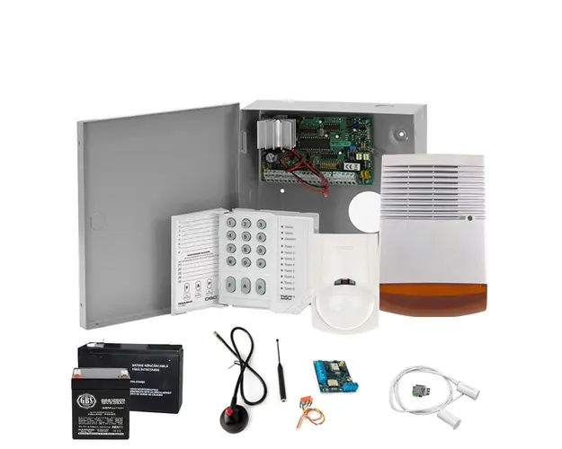 Sistem alarma antiefractie DSC Power PC 585 + Comunicator GSM SEKA SMS