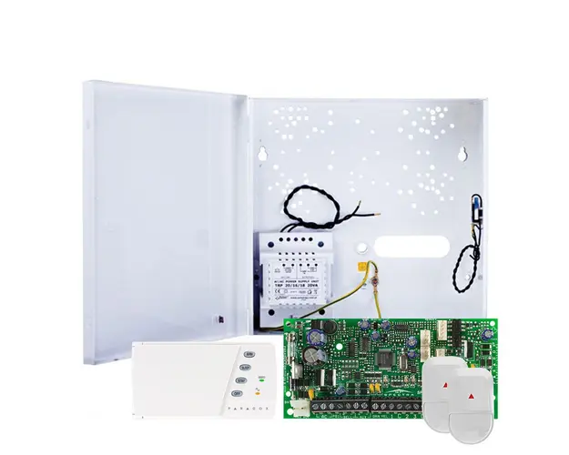Sistem alarma antiefractie Paradox Spectra SP 4000+K636+2xNV5-SB, 2 partitii, 4 zone, 32 utilizatori