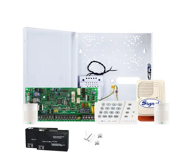 Sistem alarma antiefractie Paradox Spectra SP4000 EXT, 2 partitii, 4 zone, 256 evenimente
