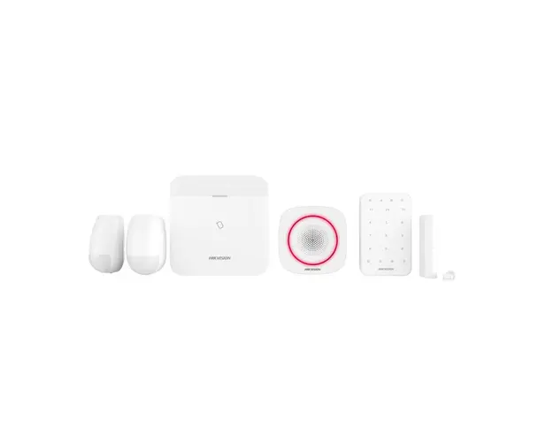 Sistem alarma antiefractie wireless Middle Level Hikvision AX PRO DS-PWA96-KIT2-WE, 868 MHz, TCP/IP, WIFI, GSM 3G/4G, 32 partitii, 96 zone/iesiri