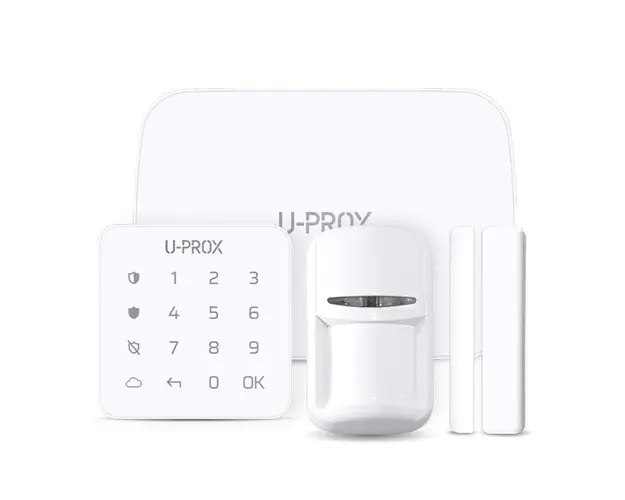 Sistem de alarma antiefractie wireless U-PROX MP, 30 partitii, 99 zone, 60 utilizatori, GSM, Ethernet