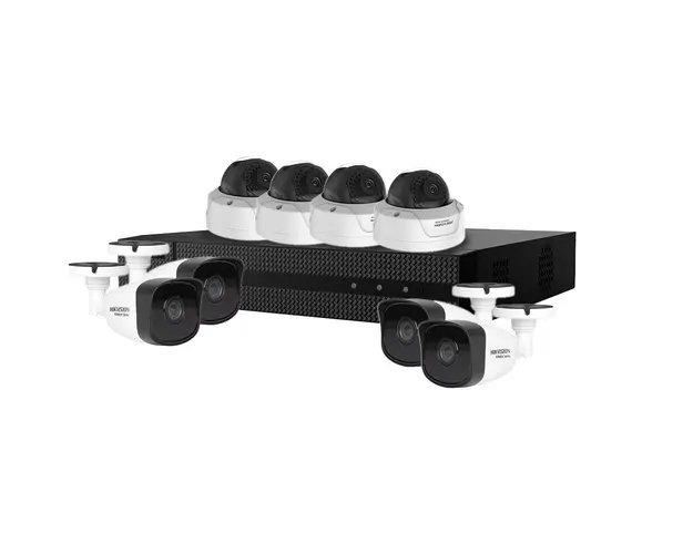 Sistem de supraveghere IP mixt HW-IP-8MXTIR30-4MP, 4MP, IR 30m, 2.8 mm, detectare miscare, PoE