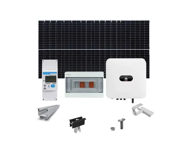 Sistem fotovoltaic 5 kW, invertor monofazat Hibrid WiFi si 12 panouri Canadian Solar, 120 celule, 460 W, montare pe acoperis din tigla