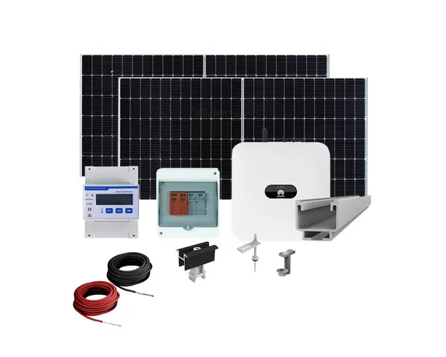 Sistem fotovoltaic complet 10 kW, invertor trifazat On Grid WiFi si 24 panouri Canadian Solar, 120 celule, 460 W, pe structura de metal