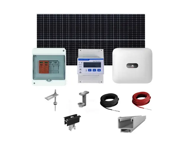 Sistem fotovoltaic complet 6 kW, invertor trifazat On Grid WiFi si 14 panouri Canadian Solar, 120 celule, 460 W, pe structura de metal