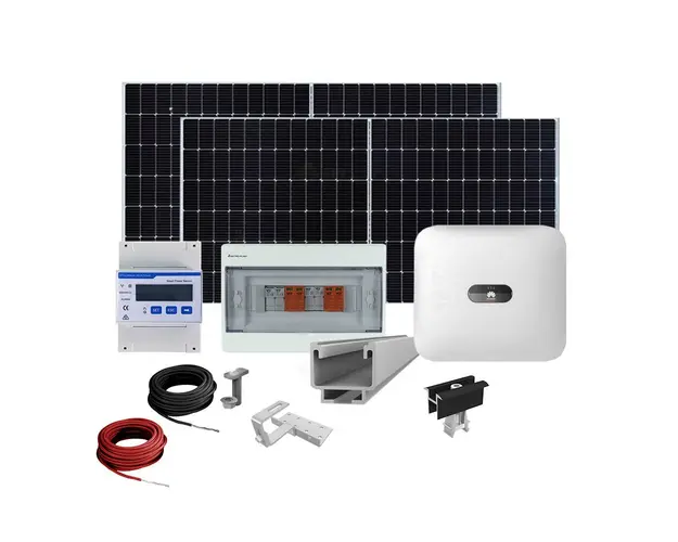 Sistem fotovoltaic complet 8 kW, invertor trifazat On Grid WiFi si 18 panouri Canadian Solar, 120 celule, 460 W, montare pe acoperis din tigla