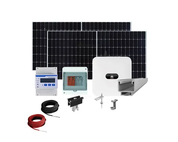 Sistem fotovoltaic complet 8 kW, invertor trifazat On Grid WiFi si 18 panouri Canadian Solar, 120 celule, 460 W, pe structura de metal