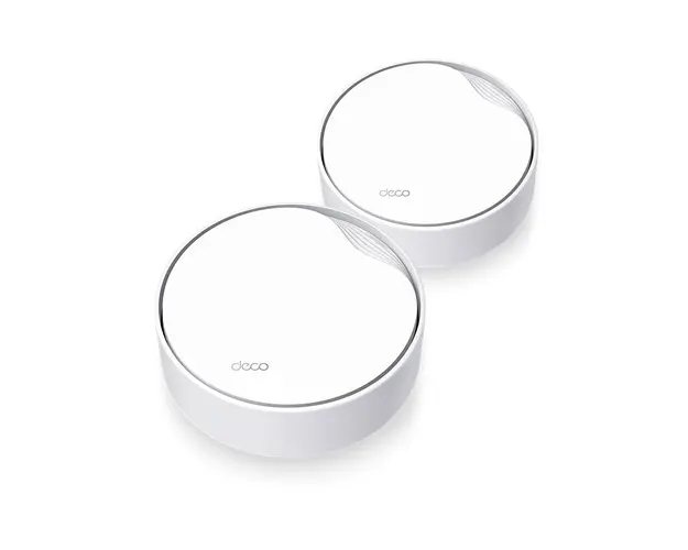 Sistem Mesh Gigabit Dual Band TP Link DECO X50-POE(2PK), 2.4/5 GHz, 3000 Mbps, WiFi 6, PoE, 2 bucati