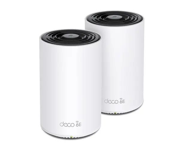Sistem mesh tri-band Gigabite TP-link DECO XE75(2-PACK), WiFi6, 2.4/5/6 GHz, 5400 Mbps, Mu-Mimo, 2 bucati