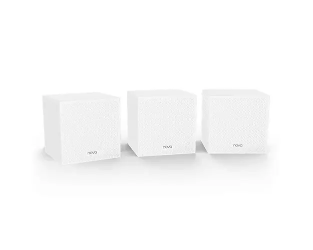 Sistem Mesh wireless Tri Band Tenda Nova MW12 (3-PACK), 2.4/5.0 GHz, 350 m, 1200 Mbps