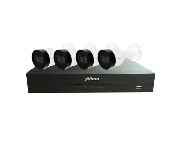 Sistem supraveghere exterior Dahua Acvil ACVDH-B4EXTIR20-8MP, 2.8 mm, 8 MP, IR 20 m