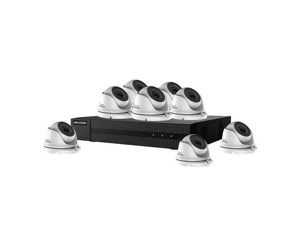 Sistem supraveghere interior Hikvision HiWatch HW-8INTIR20-5MP, 8 camere, 5 MP, 2.8 mm, IR 20