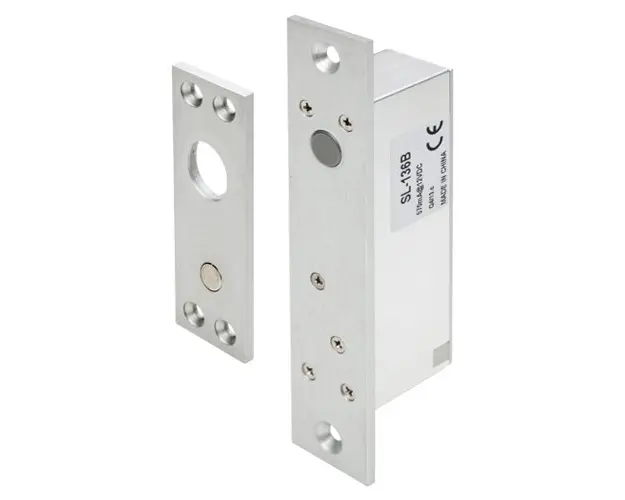 Mini bolt electromagnetic SL-166B, fail safe, temporizare, 800 kgf