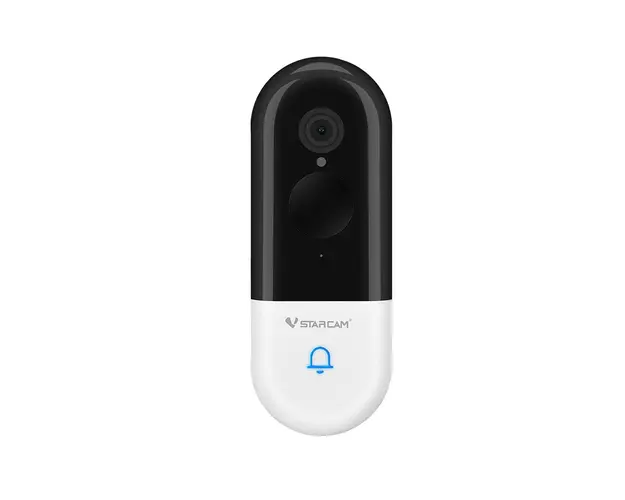 Sonerie video Wi-Fi Vstarcam DB2-TZ, 2MP, 3.2 mm, slot card, detectie oameni, acumulator 5000 mAh, PIR