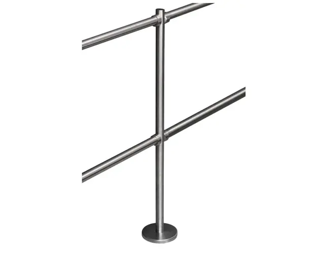 Stalp intermediar pentru suport balustrade K-KO, inox, aparent