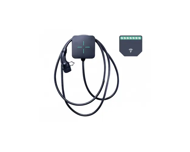 Statie incarcare masini electrice cu EM Sensor LEKTRI.CO 1P7K, 7.4 kW, Type 2, monofazat, WiFi, control de pe telefon