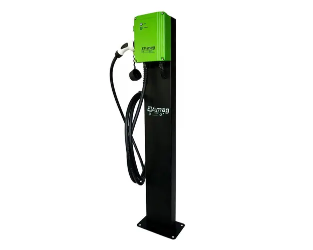 Statie incarcare masini electrice EV-MAG GS107T2GCS, 7 kW, type 2, monofazat, montaj pe stativ