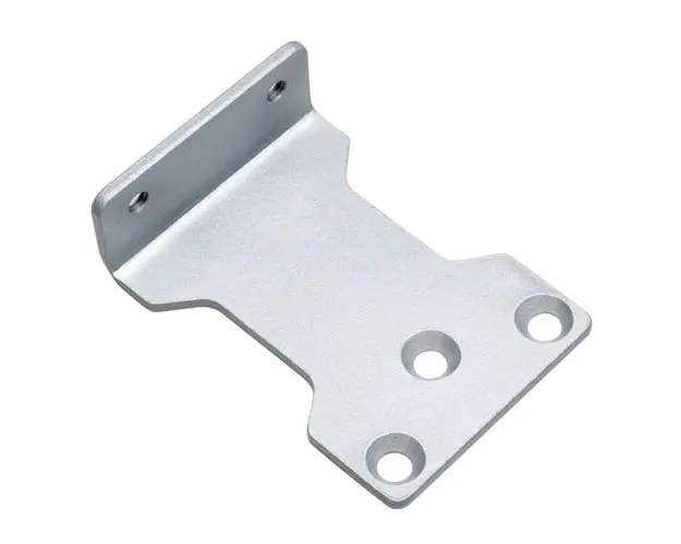 Suport amortizor hidraulic pentru usa PB-03, otel, argintiu