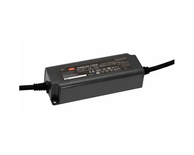 Sursa alimentare MeanWell PWM-60-12KN, 1 canal, 60 W, 12V/5A, protocol KNX, protectie supratensiune