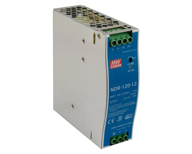 Sursa de alimentare pe sina DIN MeanWell NDR-120-12, 12 V, 120 W, 10 A