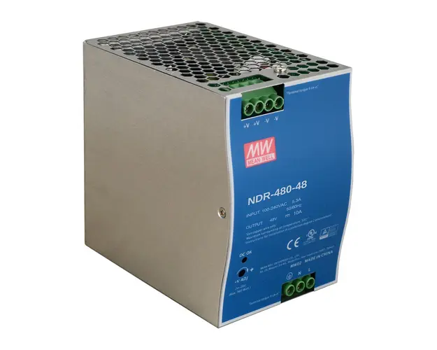 Sursa de alimentare pe sina DIN MeanWell NDR-480-48, 48 V, 480 W, 10 A