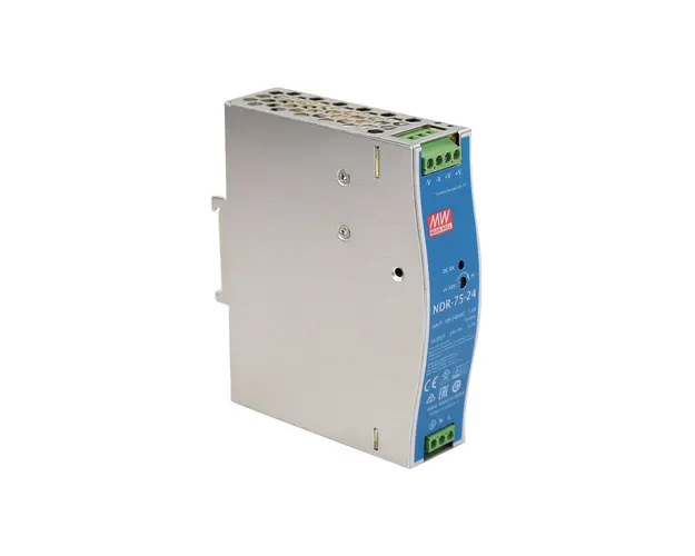Sursa de alimentare pe sina DIN MeanWell NDR-75-24, 24 V, 76.8 W, 3.2 A