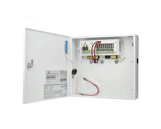 Sursa in comutatie cu back-up ZTP1210B-09F, 10A, 9 iesiri