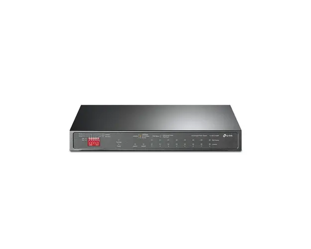 Switch 10 porturi Gigabit TP-Link TL-SG1210MP, 10/100/1000 Mbps, 20 Gbps, 123 W, PoE+, fara management
