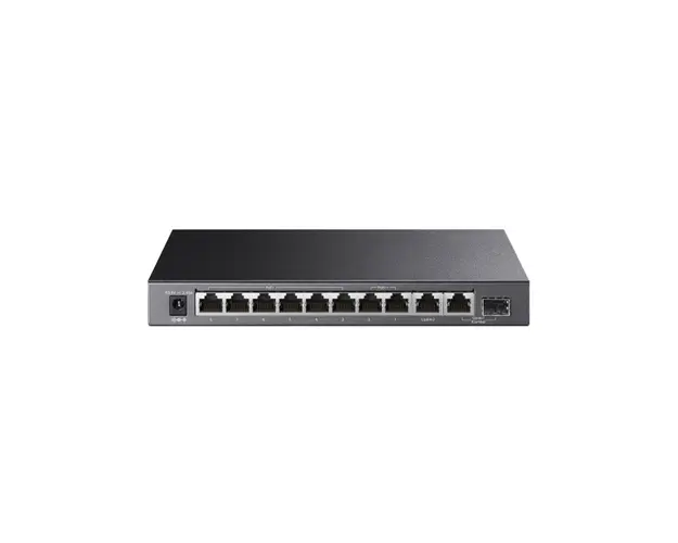 Switch cu 10 porturi TP-Link Gigabite TL-SG1210PP, 20 Gbps, 14.88 Mpps, 205 m, plug & play, PoE+