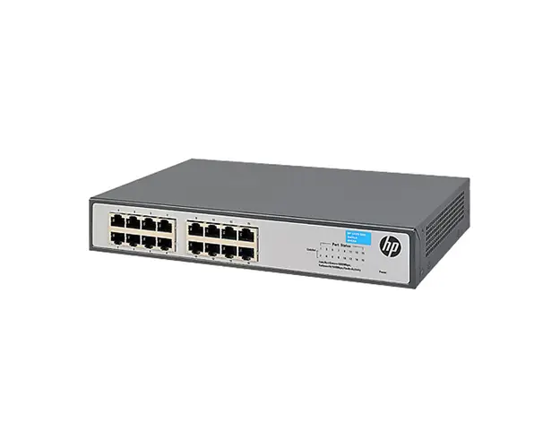Switch cu 16 porturi Aruba JH016A, 32 Gbps, 23.8 Mpps, 8.000 MAC, 1U, fara management