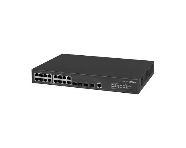 Switch cu 16 porturi Dahua AS4300-16GT4GF, MAC 8K, 40 Gbps, cu management