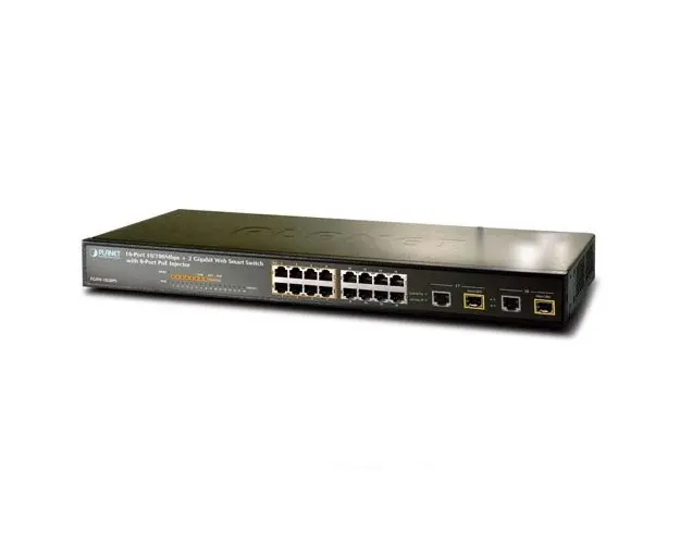 Switch cu 16 porturi si 8 PoE Planet FGSD-1022P, cu management