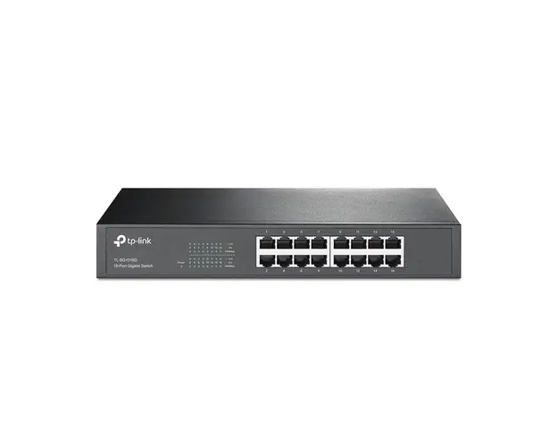 Switch cu 16 porturi TP-Link TL-SG1016D, 8000 MAC, 32 Gbps