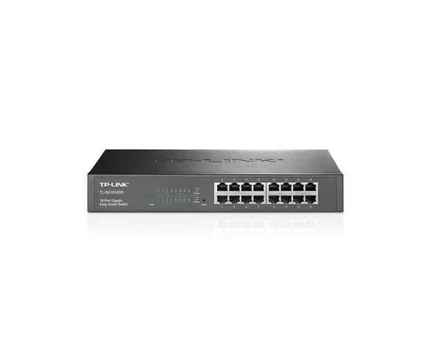 Switch cu 16 porturi TP-Link TL-SG1016DE, 8000 MAC, 32 Gbps