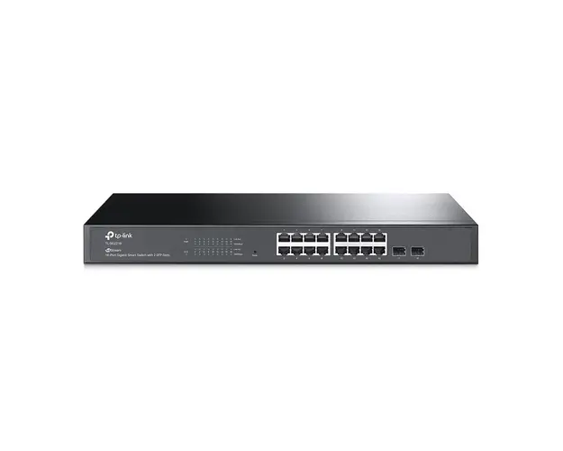 Switch cu 16 porturi TP-Link TL-SG2218, 2 porturi SFP, 36 Gbps, 26.78 Mpps, 8.000 MAC, cu management