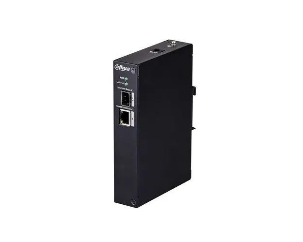 Switch cu 2 porturi Dahua PFS3102-1T, 8000 MAC, 6.8 Gbps, fara management