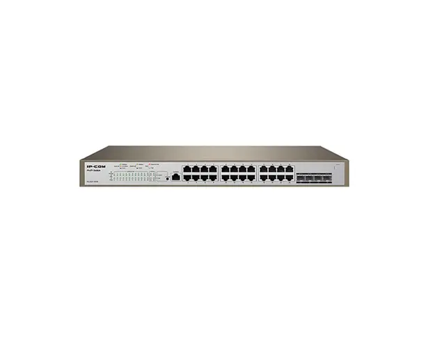 Switch cu 24 de porturi IP-COM PRO-S24-410W, 56 Gbps, 41.7 Mpps, cu management 