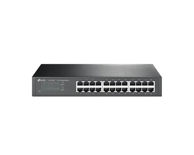 Switch cu 24 de porturi TP-Link TL-SG1024D, 8000 MAC, 48 Gbps