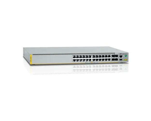 Switch cu 24 porturi Allied Telesis AT-X510L-28GT-50, 128 Gbps, 95.2 Mpps, 16.000 MAC, 4 porturi SFP, 1U, cu management